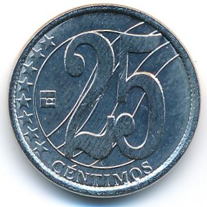 Venezuela, 25 centimos, 2007