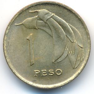 Uruguay, 1 peso, 1969
