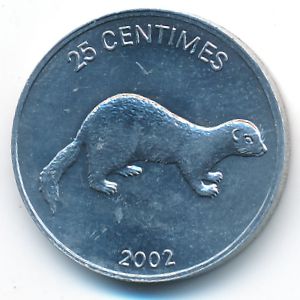 Конго, Демократическая республика, 25 сентим (2002 г.)