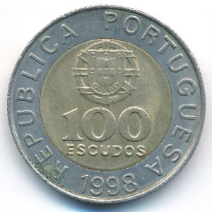 Portugal, 100 escudos, 1998
