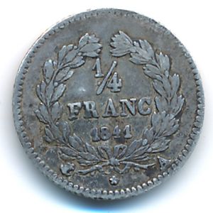 Франция, 1/4 франка (1841 г.)