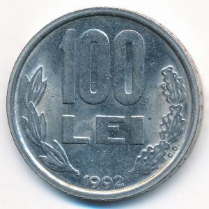 Румыния, 100 леев (1992 г.)