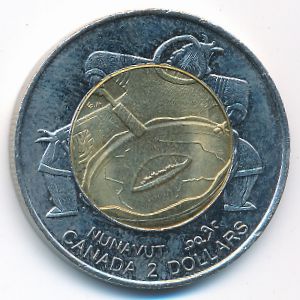 Канада, 2 доллара (1999 г.)