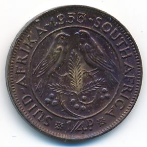 ЮАР, 1/4 пенни (1953 г.)