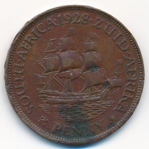 ЮАР, 1 пенни (1928 г.)