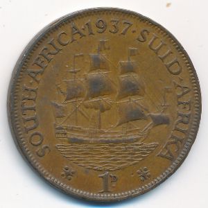 ЮАР, 1 пенни (1937 г.)
