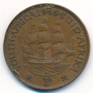 ЮАР, 1 пенни (1945 г.)