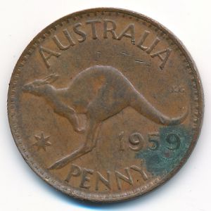 Австралия, 1 пенни (1959 г.)