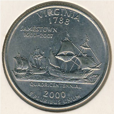 США, 1/4 доллара (2000 г.)