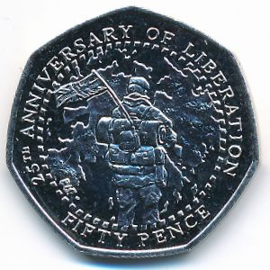 Фолклендские острова, 50 пенсов (2007 г.)