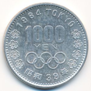 Япония, 1000 иен (1964 г.)