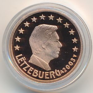 Люксембург, 2 евроцента (2003 г.)