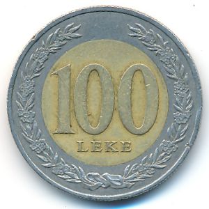 Albania, 100 leke, 2000