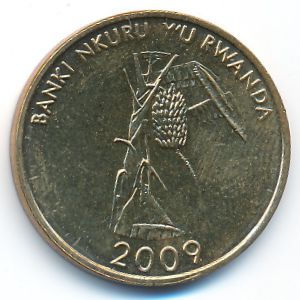 Руанда, 10 франков (2009 г.)