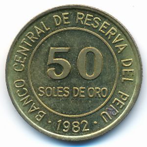 Перу, 50 солей (1982 г.)