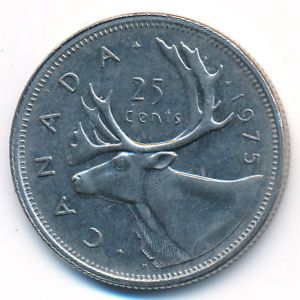 Канада, 25 центов (1975 г.)
