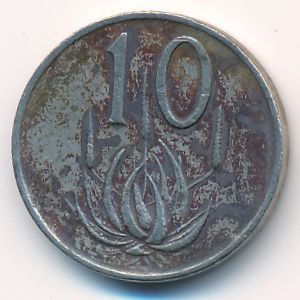 ЮАР, 10 центов (1970 г.)