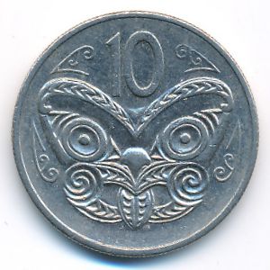 Новая Зеландия, 10 центов (1982 г.)
