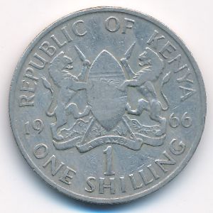 Кения, 1 шиллинг (1966 г.)