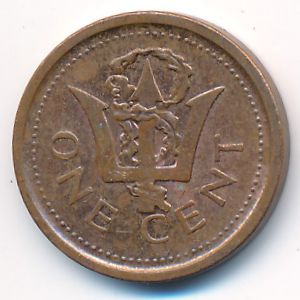 Barbados, 1 cent, 2009