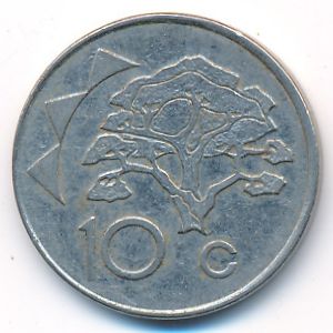 Namibia, 10 cents, 1998