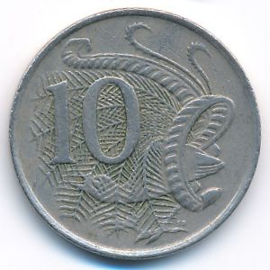 Australia, 10 cents, 1971