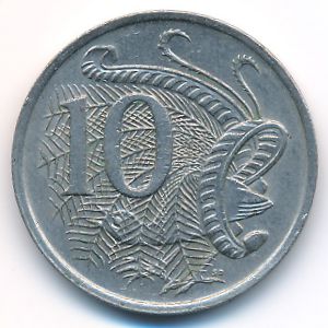 Australia, 10 cents, 1976