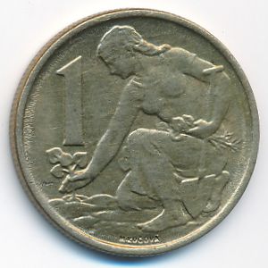 Чехословакия, 1 крона (1964 г.)
