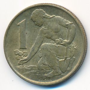 Чехословакия, 1 крона (1980 г.)