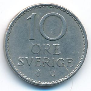 Швеция, 10 эре (1967 г.)