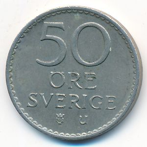 Швеция, 50 эре (1967 г.)