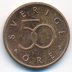 Швеция, 50 эре (2001 г.)