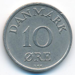 Дания, 10 эре (1954 г.)