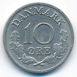 Дания, 10 эре (1968 г.)