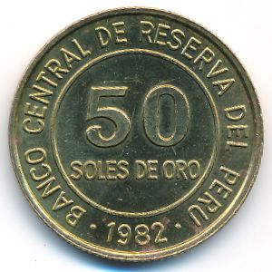 Перу, 50 солей (1982 г.)
