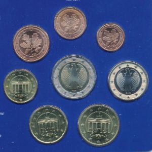 Германия, Набор монет (2002 г.)