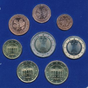 Германия, Набор монет (2002 г.)