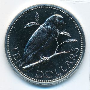 Belize, 10 dollars, 1982