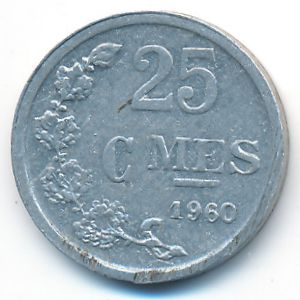 Люксембург, 25 сентим (1960 г.)