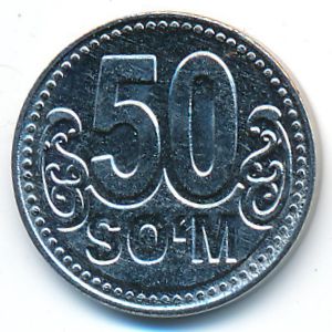 Uzbekistan, 50 som, 2018