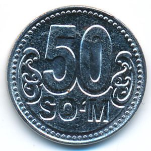 Uzbekistan, 50 som, 2018