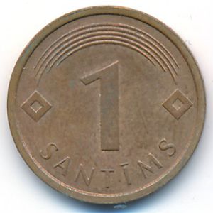 Латвия, 1 сантим (2005 г.)