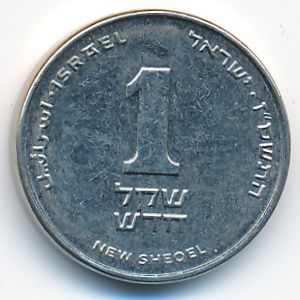 Израиль, 1 новый шекель (2007 г.)