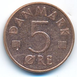 Дания, 5 эре (1981 г.)