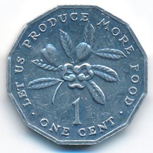 Ямайка, 1 цент (1975 г.)