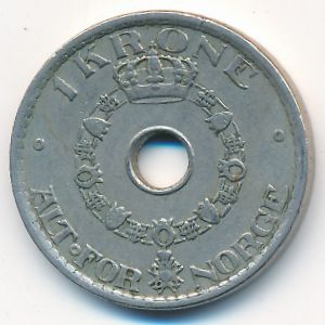 Норвегия, 1 крона (1946 г.)