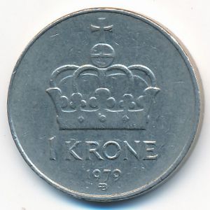 Норвегия, 1 крона (1979 г.)