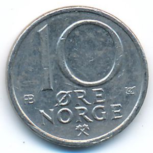 Норвегия, 10 эре (1979 г.)
