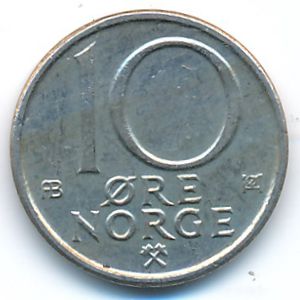 Норвегия, 10 эре (1979 г.)