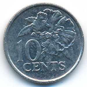 Trinidad & Tobago, 10 cents, 2003